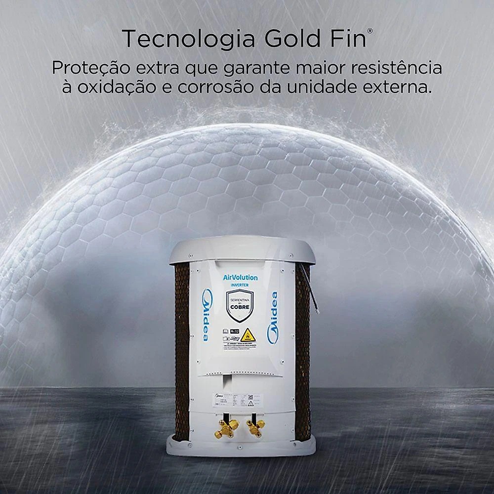 Ar Condicionado Split 12000 BTUs Inverter Lite Conectado Frio Midea 42GPVCA12M5x38TBVCC12M5 220V