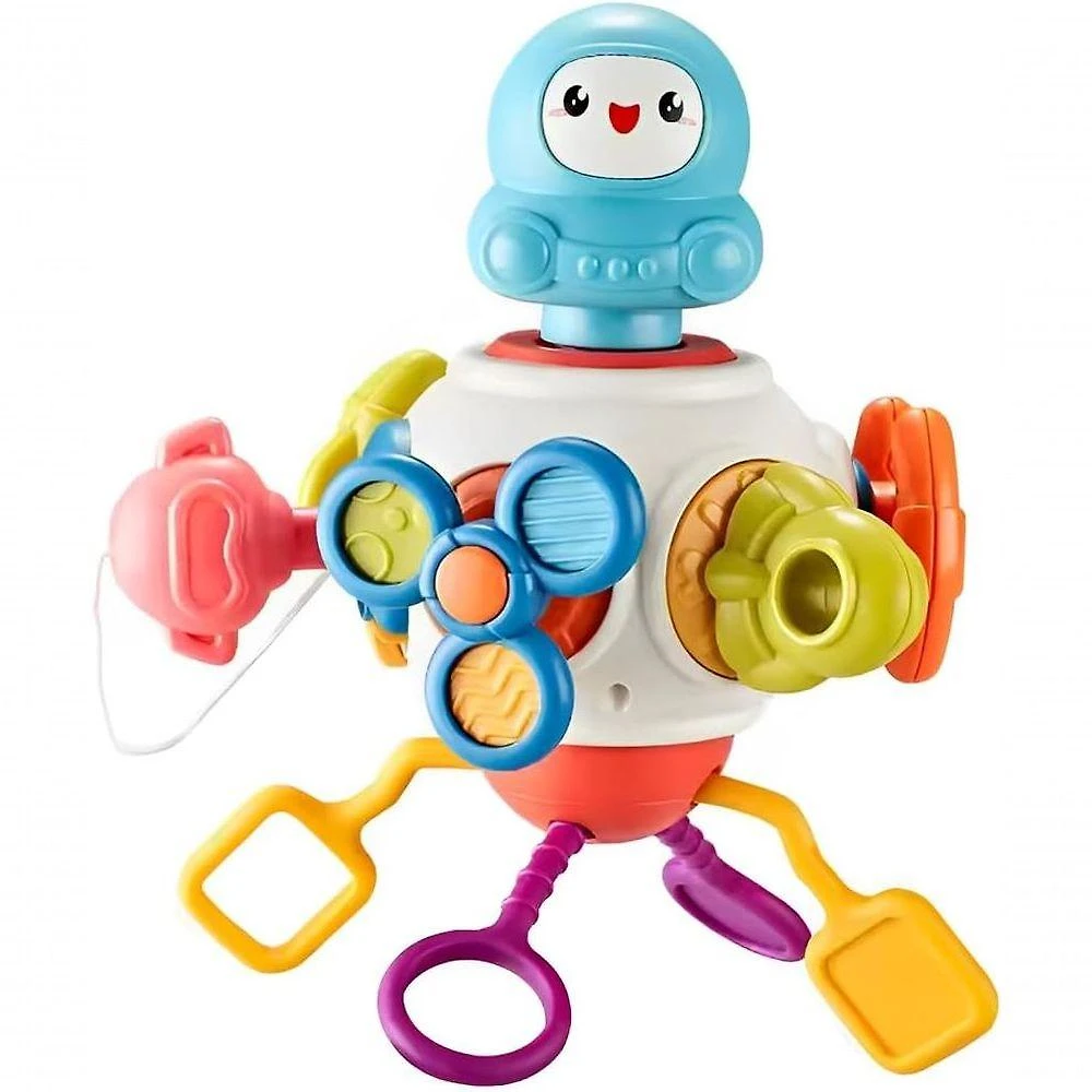 Brinquedo Cubo Educativo 8 em 1 com Estimulação Sensorial e Atividades Montessori para Bebê