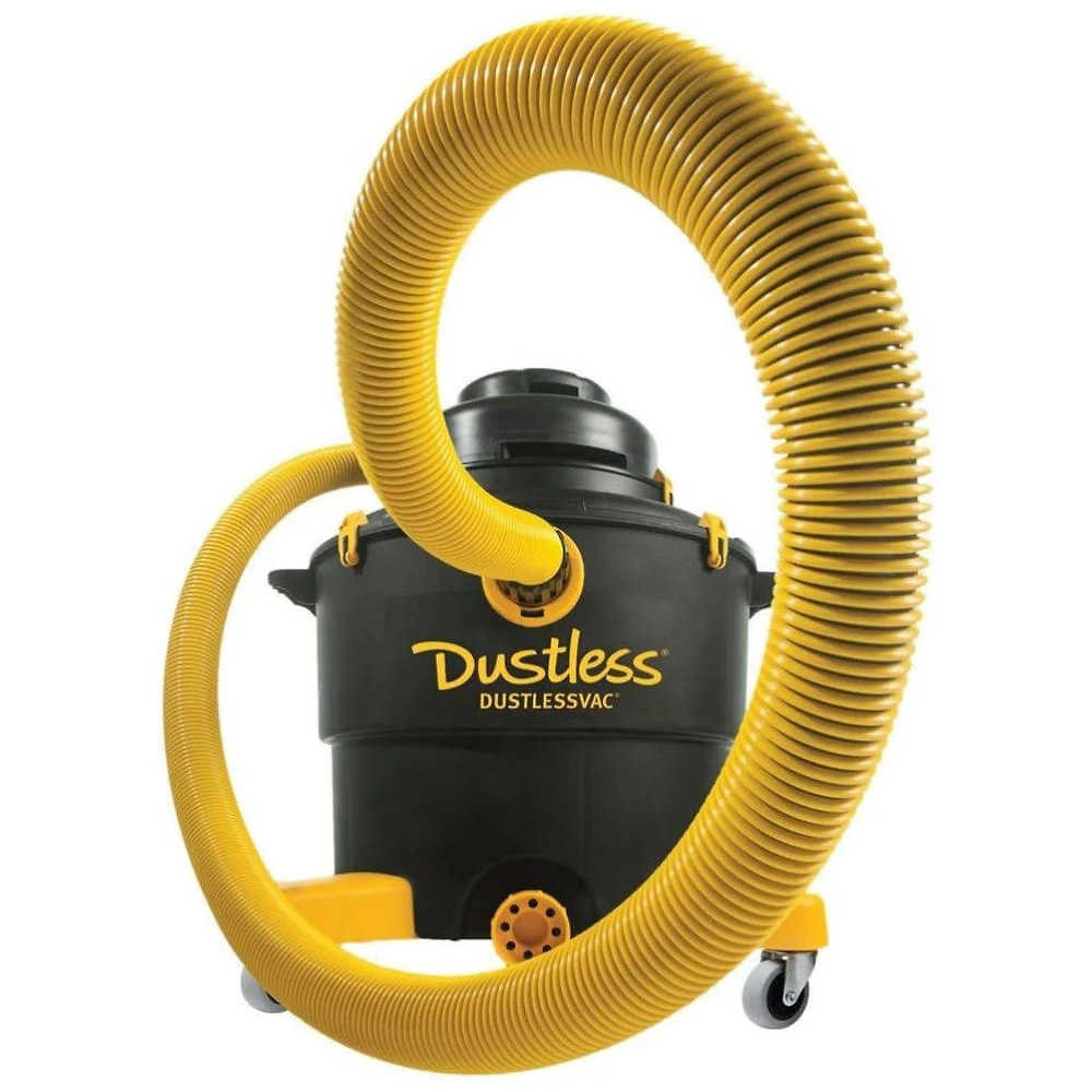 Aspirador de Pó Profissional 60 Litros para Construções, Úmido e Seco, 110V, Shop Vac D1603, Preto