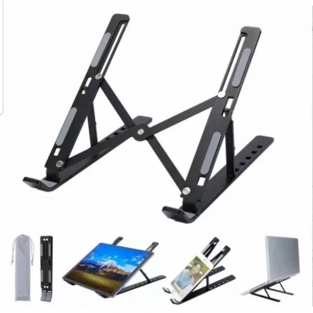 Suporte para Notebook Multi-Posições Ajuste de Altura Dobrável em Plástico ABS Portátil OEM
