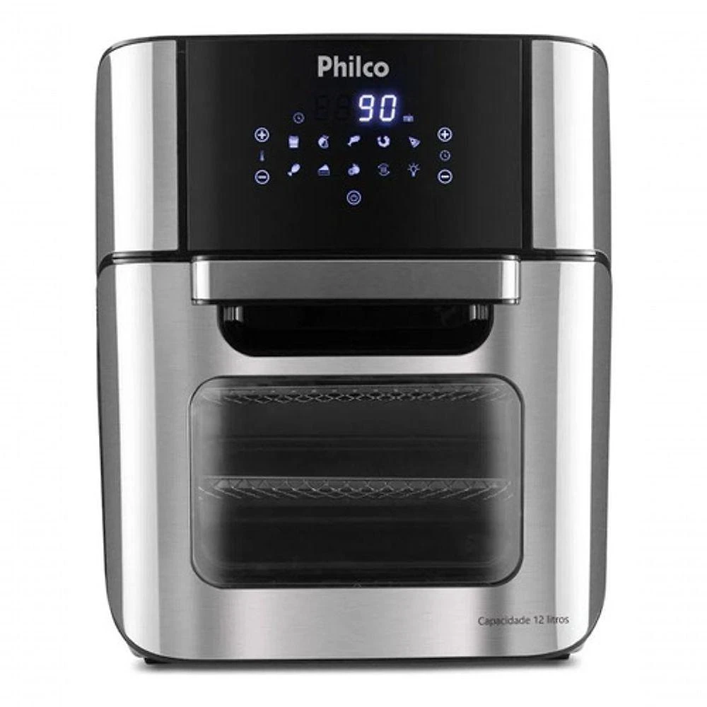 Fritadeira Air Fryer Oven Philco Pfr2250v 4 Em 1 12l 1800w. Voltagem:110v