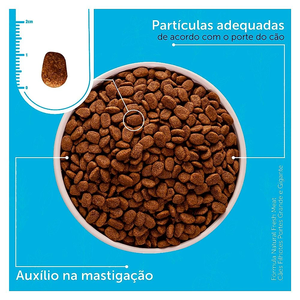Ração Seca Fórmula Natural Fresh Meat Cães Filhotes Raças Grandes e Gigantes - 2,5 Kg