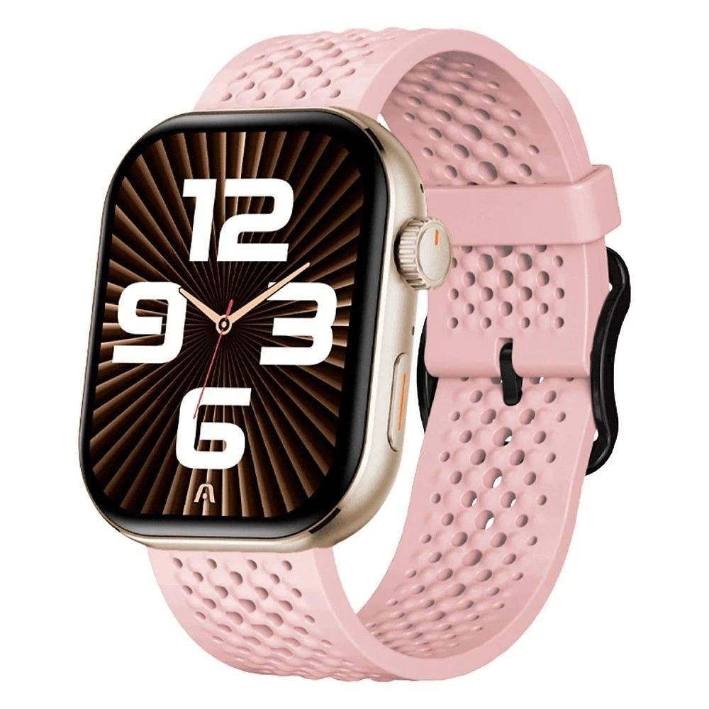 Smartwatch FTX FTXF39P-RGPK 42MM Monitor Cardíaco Bluetooth 5.0 Tela AMOLED Rosa
