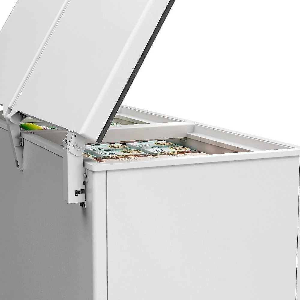Freezer Horizontal Inverter Dupla Ação 417 Litros Tampa Cega Da420if Tech Bivolt - Metalfrio