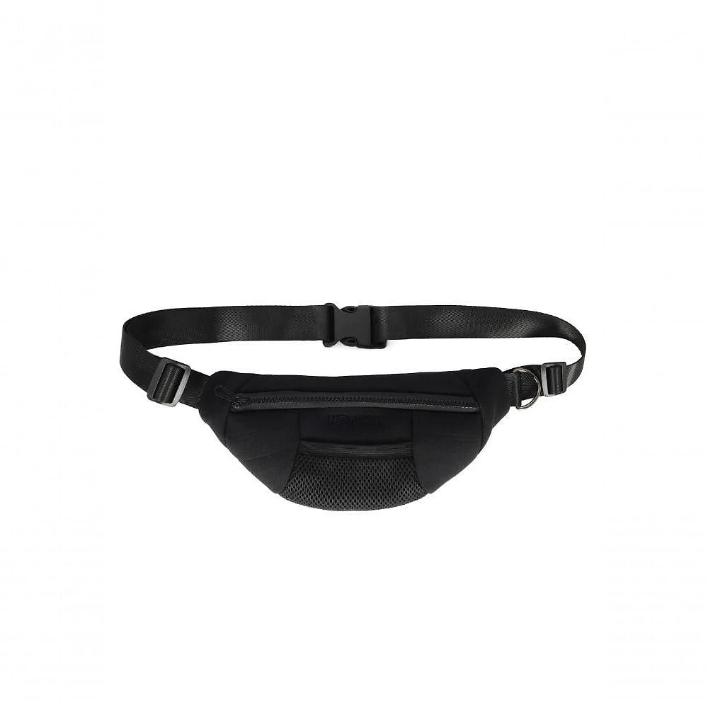 Pochete Pet Transversal Pequena Para Passeio Camp Com Argola E Porta Saquinho - Preto Preto