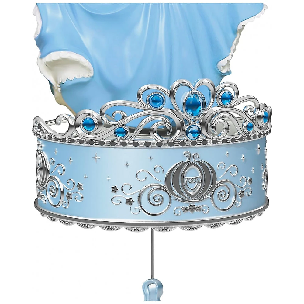 Enfeite de Natal Hallmark Keepsake Cinderela Rodopiando no Baile, Plástico, Azul, 13x8x8 cm