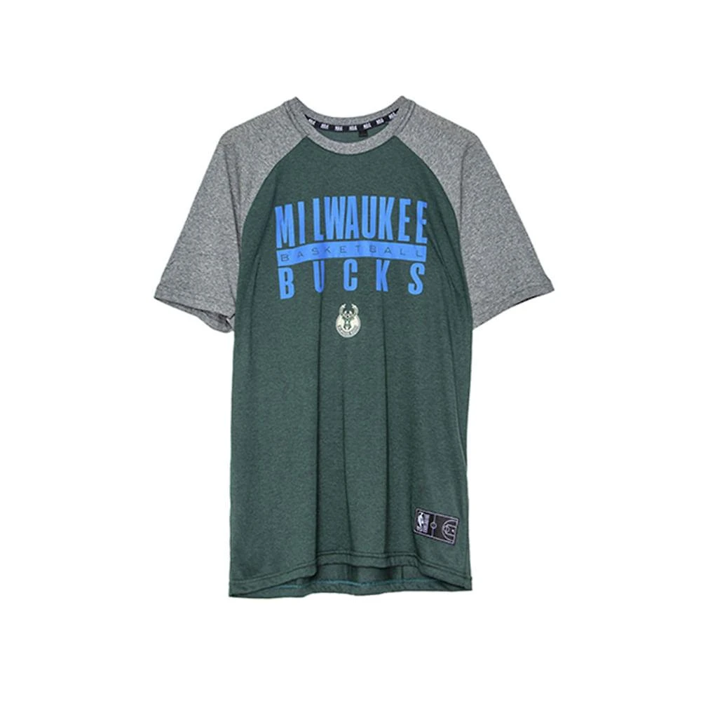 Camiseta básica masculina estampada milwaukee bucks verde n559a - nba