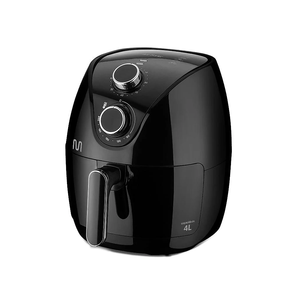 Fritadeira elétrica air fryer 4 litros 1500w 127v preta multi - go201out [reembalado] preto