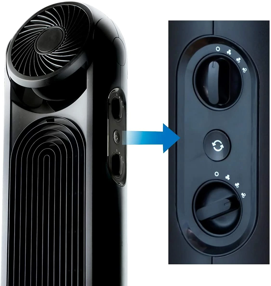 Ventilador Honeywell TurboForce Torre preto