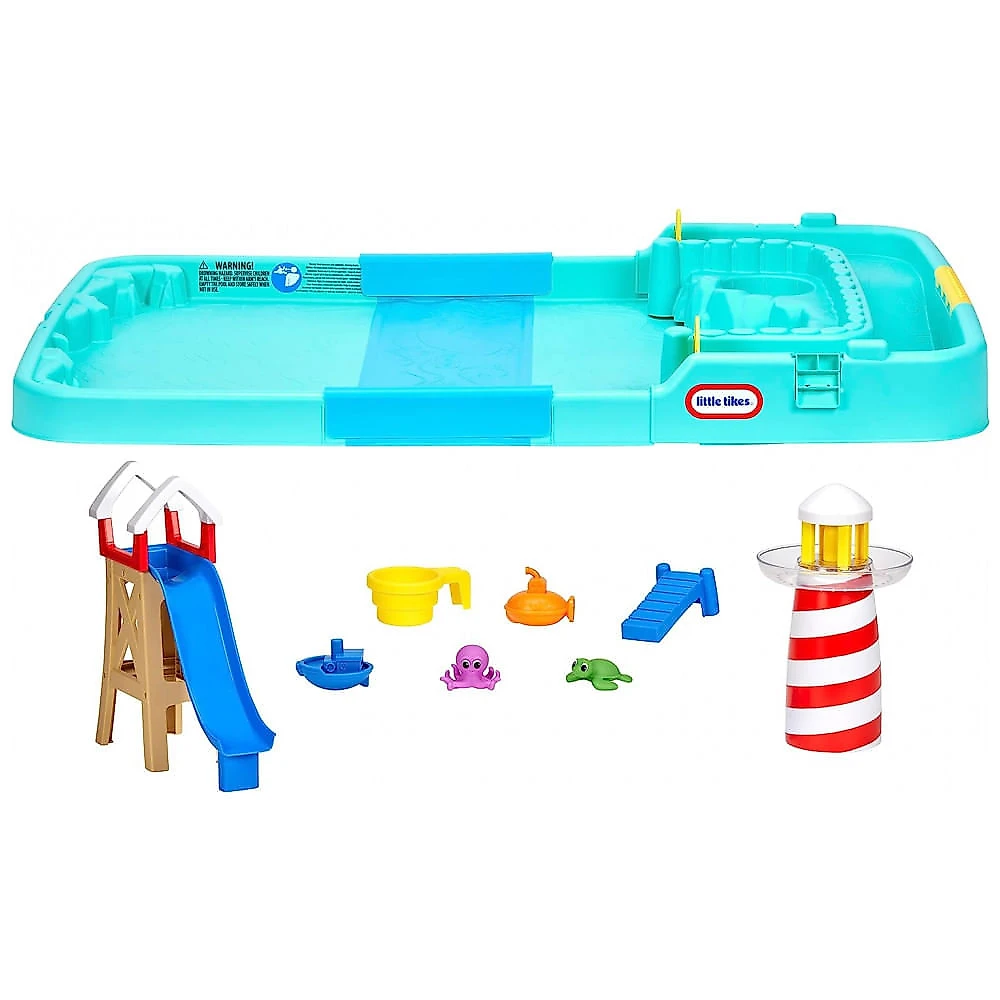 Mesa Interativa Aquática para Crianças de 2 Anos ou Mais, Little Tikes Splash Beach