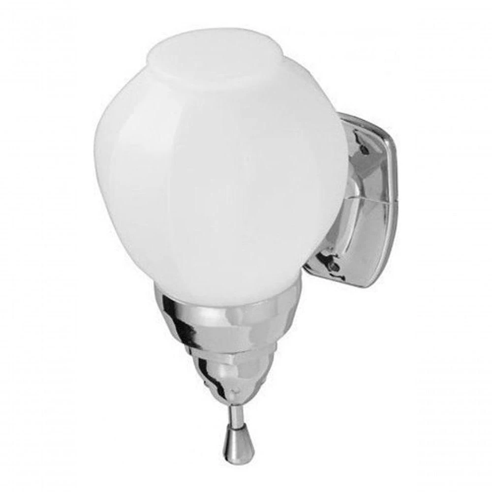Saboneteira Cromada com Válvula para Banheiro 500ML em ABS Branco-Cromada Higipack