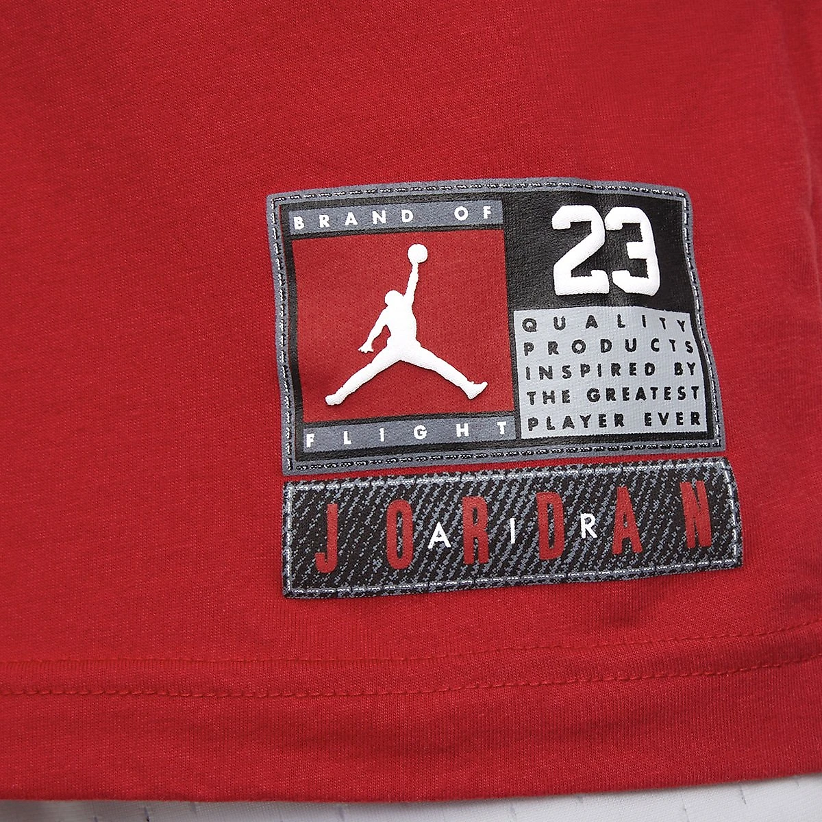 Camiseta Nike Jordan Flight Menino Vermelho+Preto - 10A