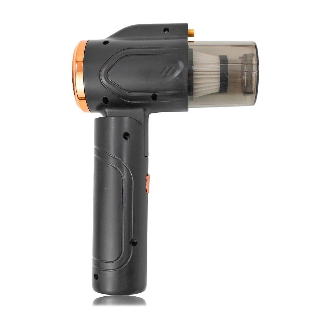 Mini Aspirador De Po Portatil Vertical Usb Recarregavel 2 Em 1 Retratil Automotivo Sofa Preto