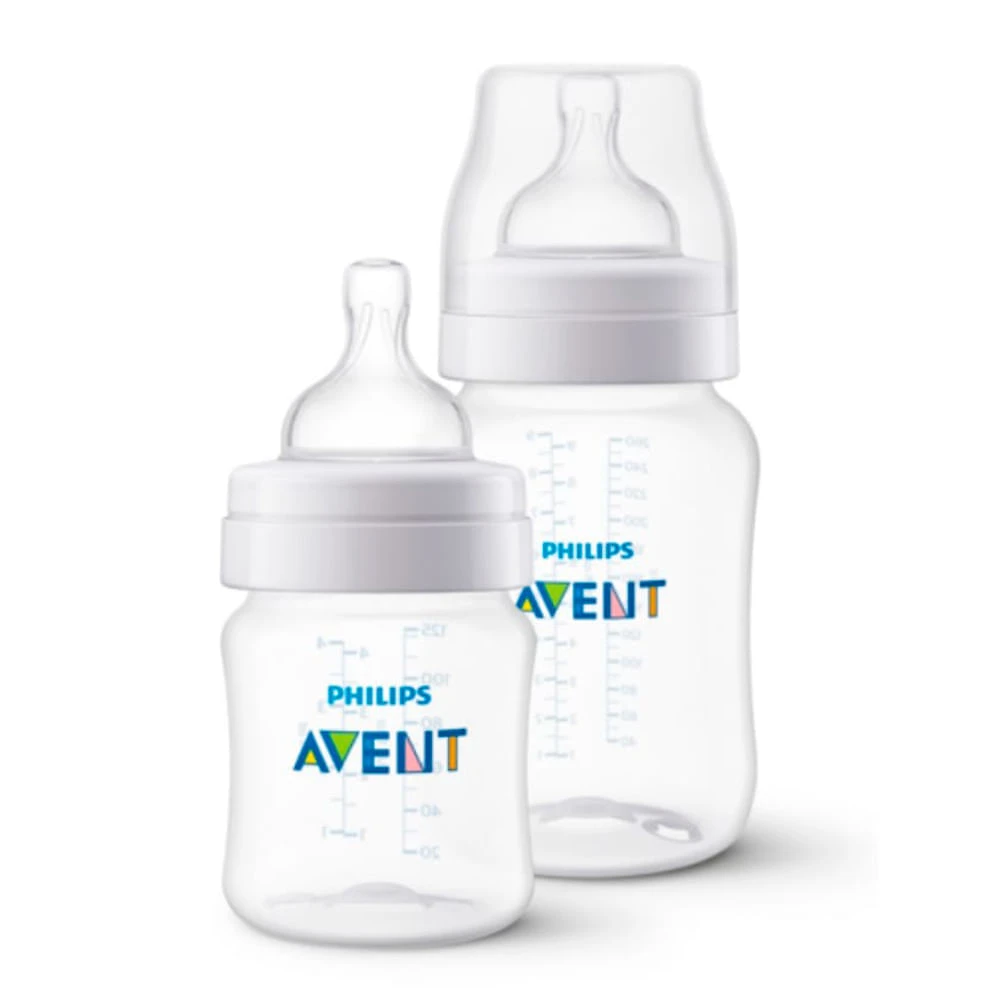 Miniatura Kit Mamadeira Philips Avent Anti Colic 125ml e 260ml 2 Unidades