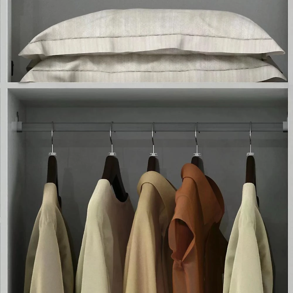 Guarda Roupa Casal 8 Portas 6 Gavetas Master Branco