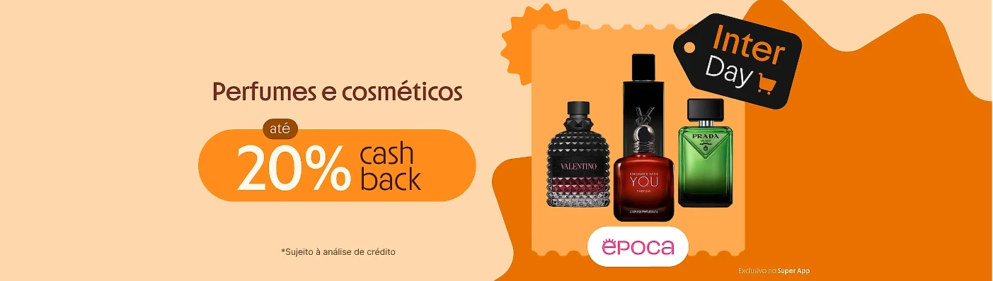 Epoca até 20% de cashback