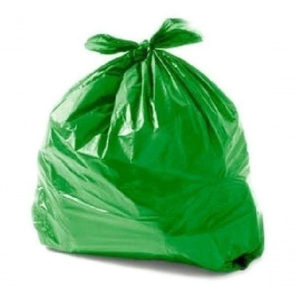Saco de Lixo 20 Litros Pacote C-100 para Coleta Seletiva Verde Higipack