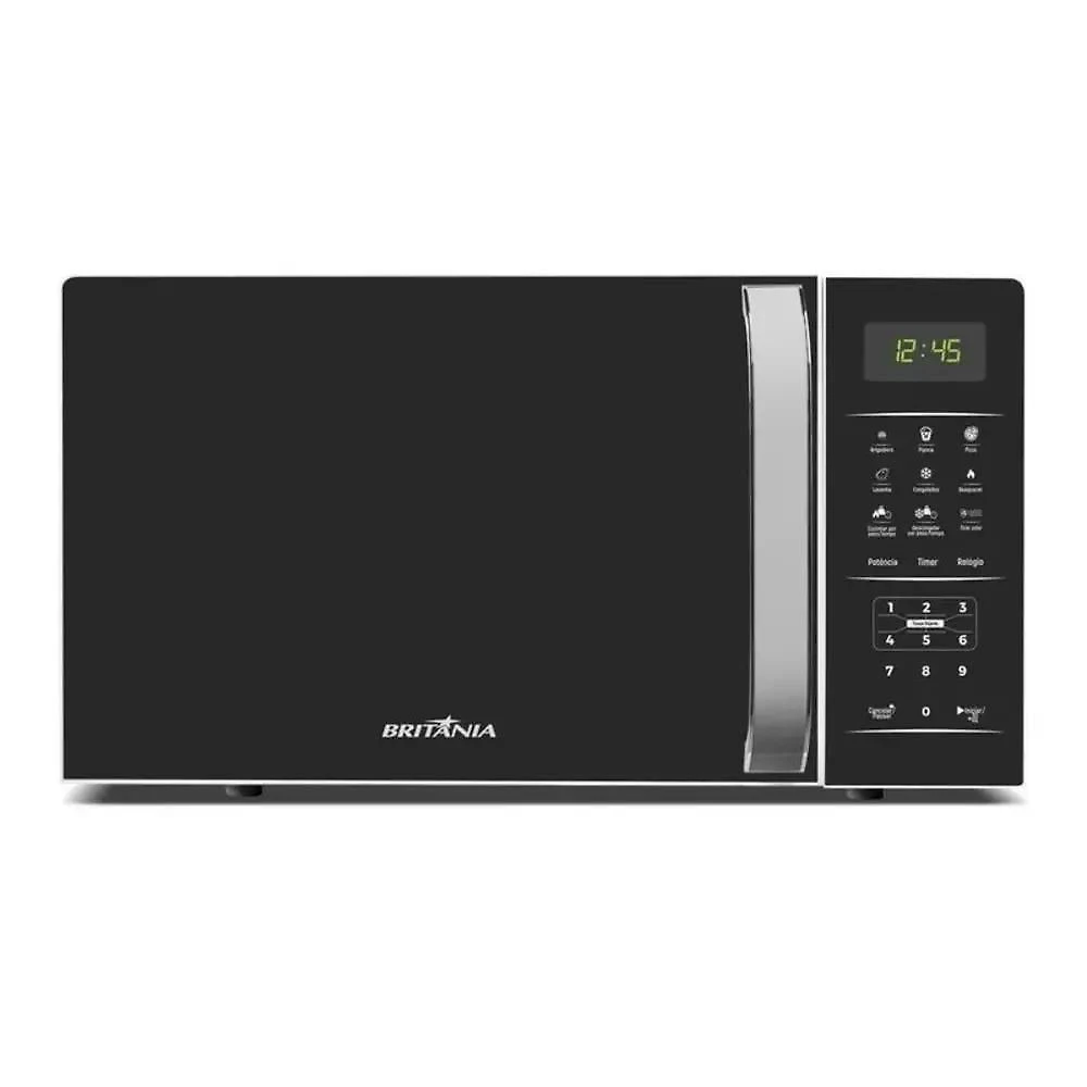 Forno Micro-ondas de Bancada Britânia BMO23 20L 1100W Preto 220V