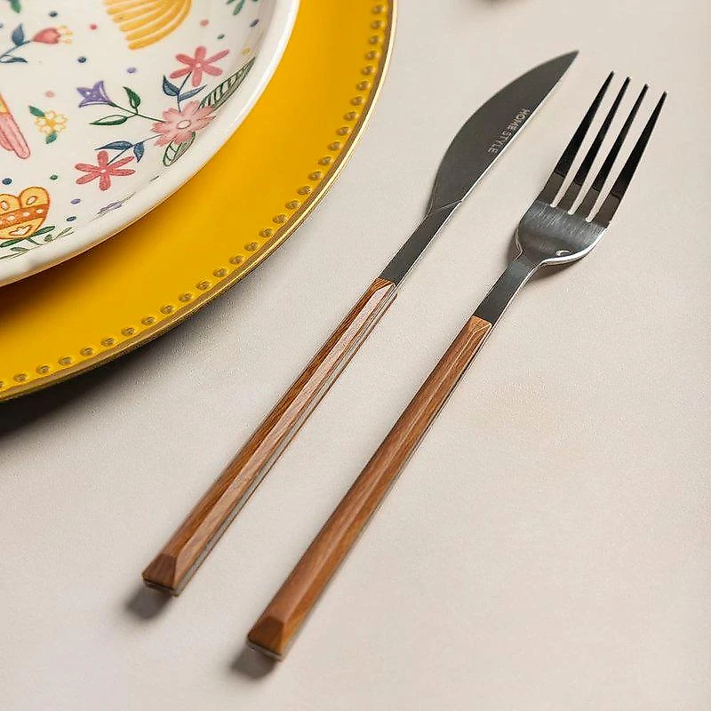 FAQUEIRO LINJER 24 PCS NTIX MDE Faqueiro Home Style Linjer 24 Peças