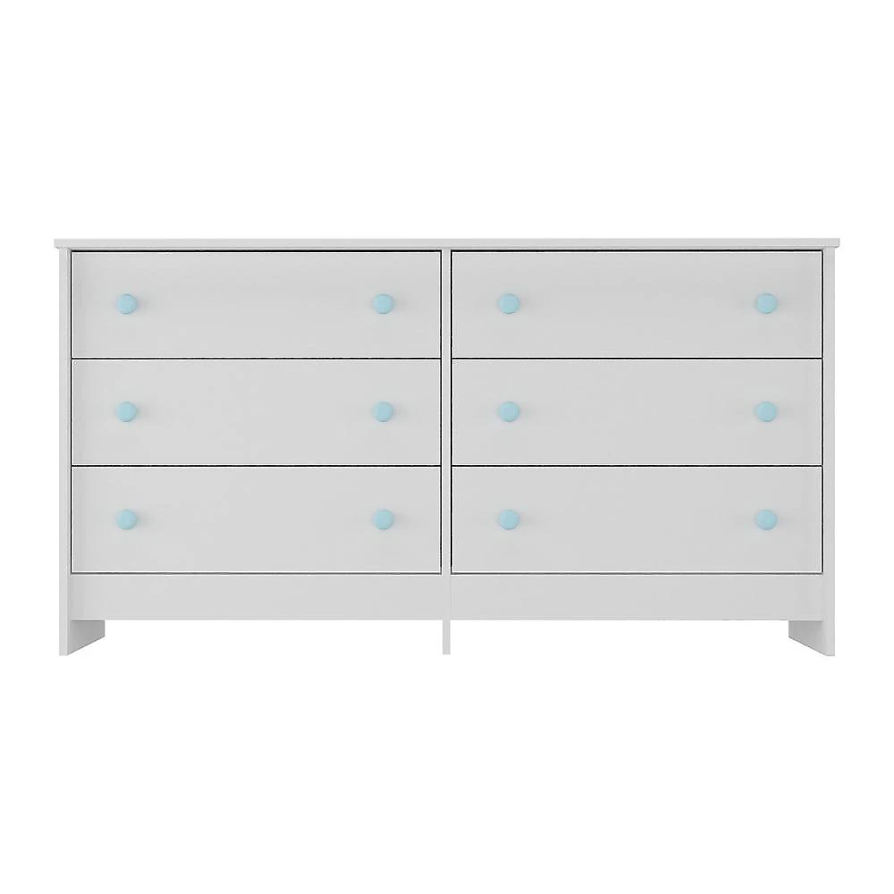 Cômoda Infantil 136cm com 6 Gavetas Multimóveis MP4336 Branco