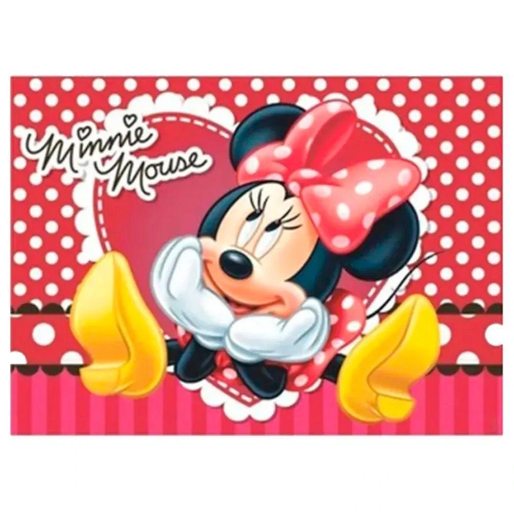 Tnt Estampado Da Minnie Mouse - Painel