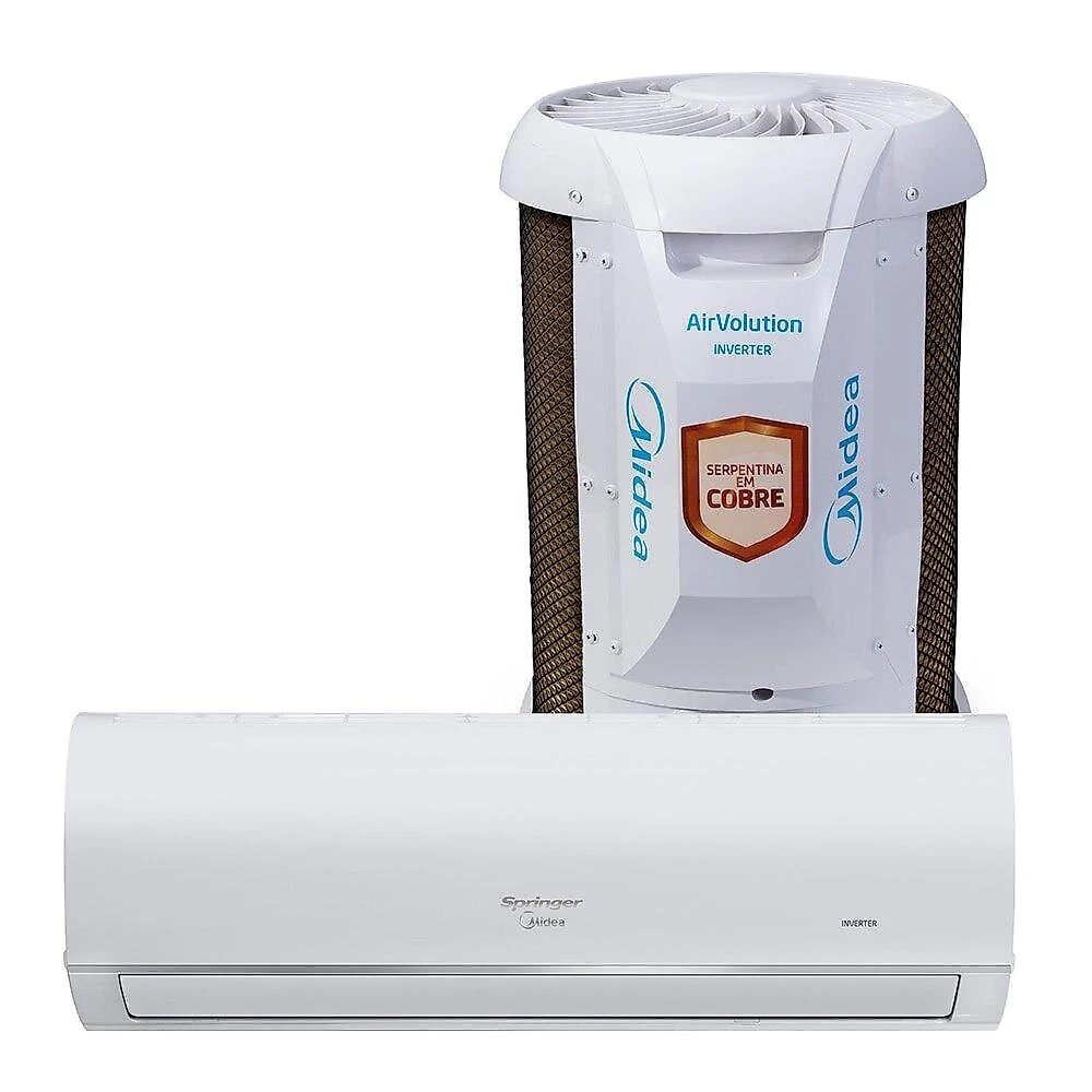 Ar-Condicionado Split Inverter 18000 BTUs Springer Midea Airvolution Connect High Wall Só Frio 42AFVCI18S5/38TVCI18S5 220V
