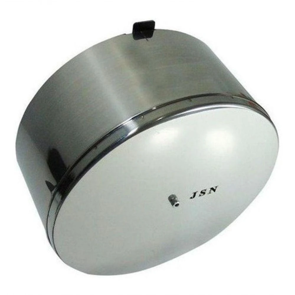 Suporte para Papel Higiênico Rolo de 600 a 800m em Aço Inox 430 com Visor Frontal Inox Higipack