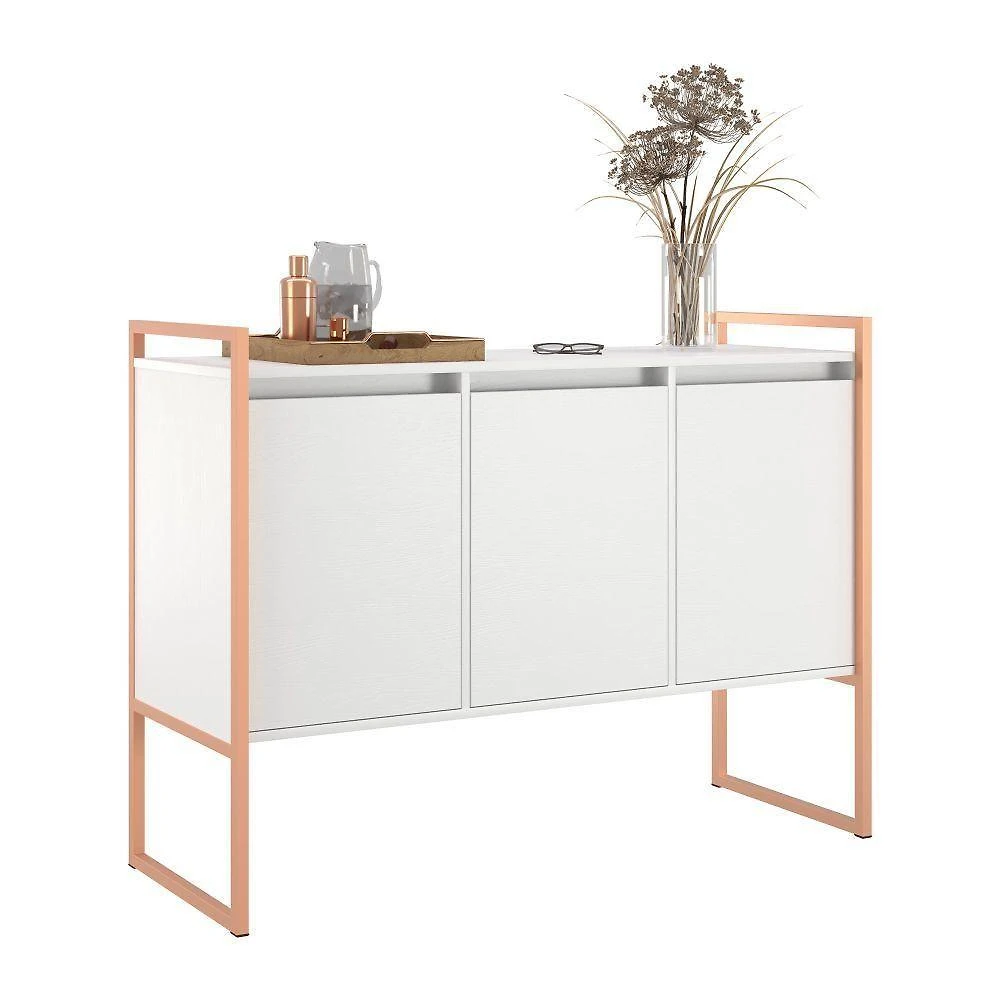 Miniatura Conjunto Buffet E Aparador Industrial - Bege Bege