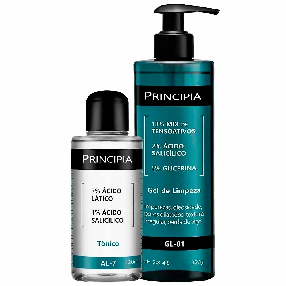 Miniatura Principia Kit – Gel de Limpeza + Tônico Facial Kit
