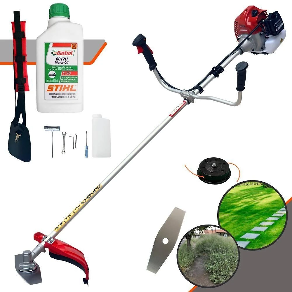 Roçadeira Lateral Kawashima Bcj431l 1,7hp 43cc + óleo Stihl