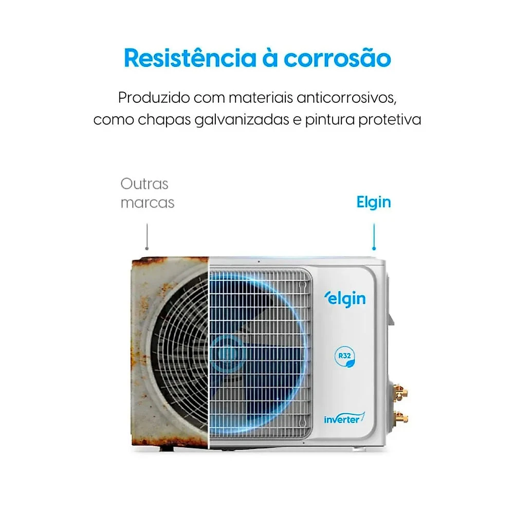 Ar Condicionado Eco Inverter II Split 9000 BTUs Frio Elgin 220V
