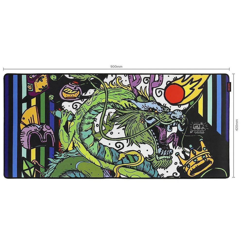 Mouse Pad Gamer Ancient Dragon Extended - 900 X 420mm -...