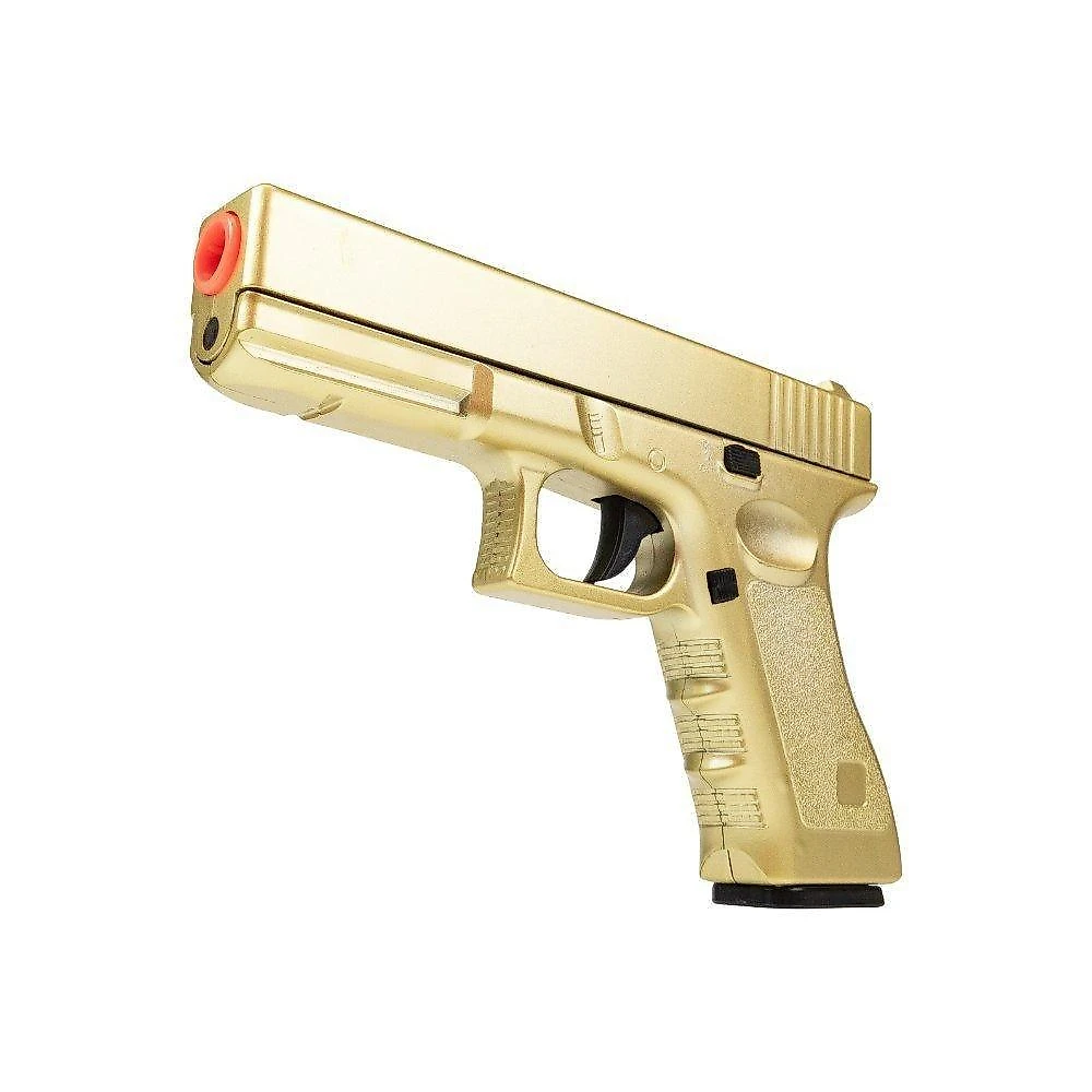 Pistola De Airsoft Vg G19 Gk-v20 Gold Metal Mola 6mm - Rossi