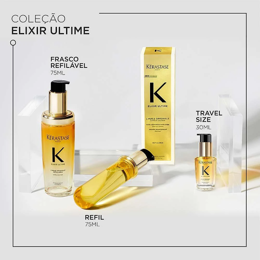 Óleo capilar kérastase elixir ultime l'huile originale 30ml