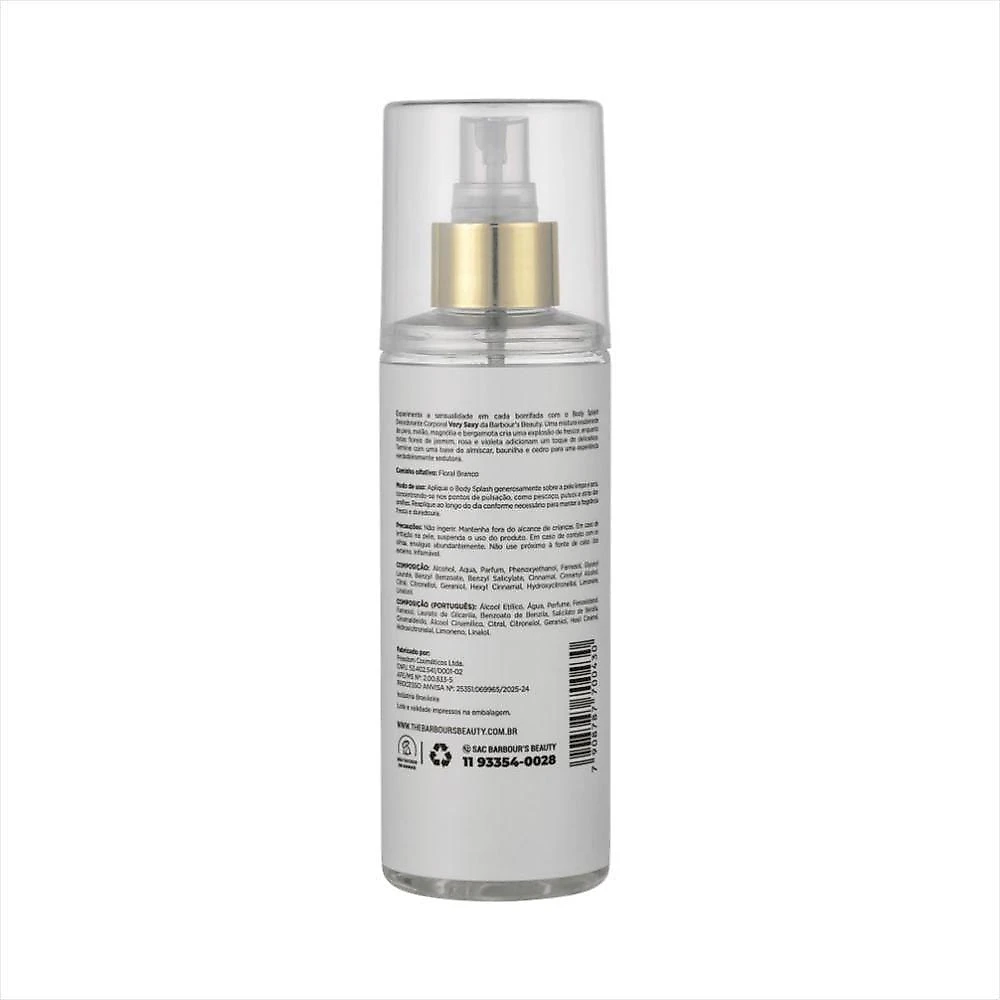Body Splash Very Sexy Eau de 200ML Barbours Beauty