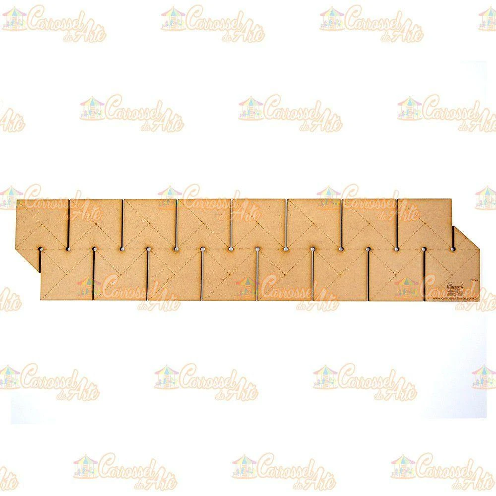 Régua Para Barrado Duplo Quadrado P
