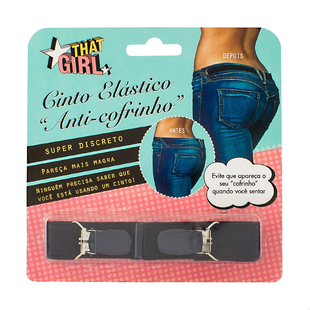 Cinto Elástico Anti-Cofrinho That Girl com 1 Unidade