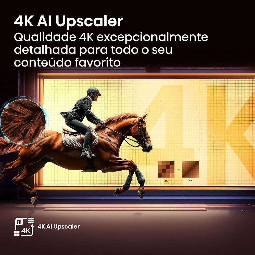 Smart Tv Vidaa Qled 4k Dolby Vision Hdr Wi-fi Bluetooth Preto