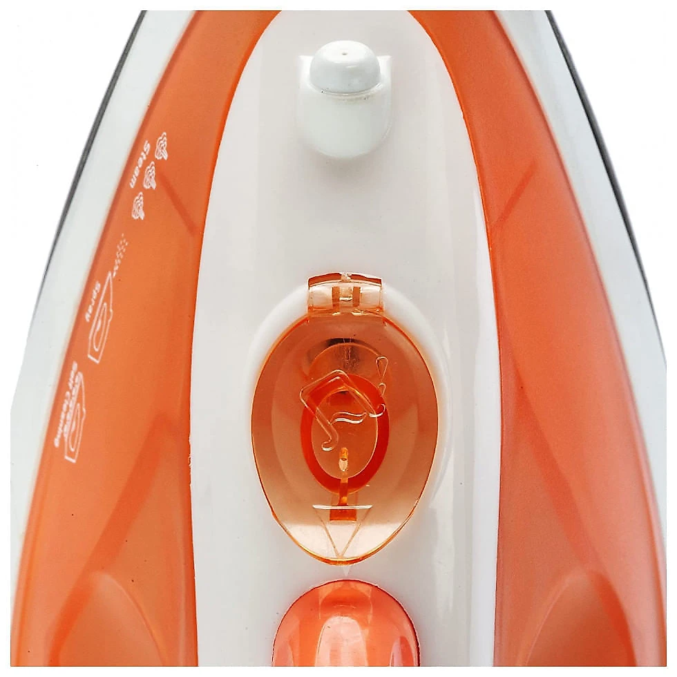 Ferro de Passar a Vapor Dominion D9507 com Temperatura Ajustável, 1200W 110V, Laranja