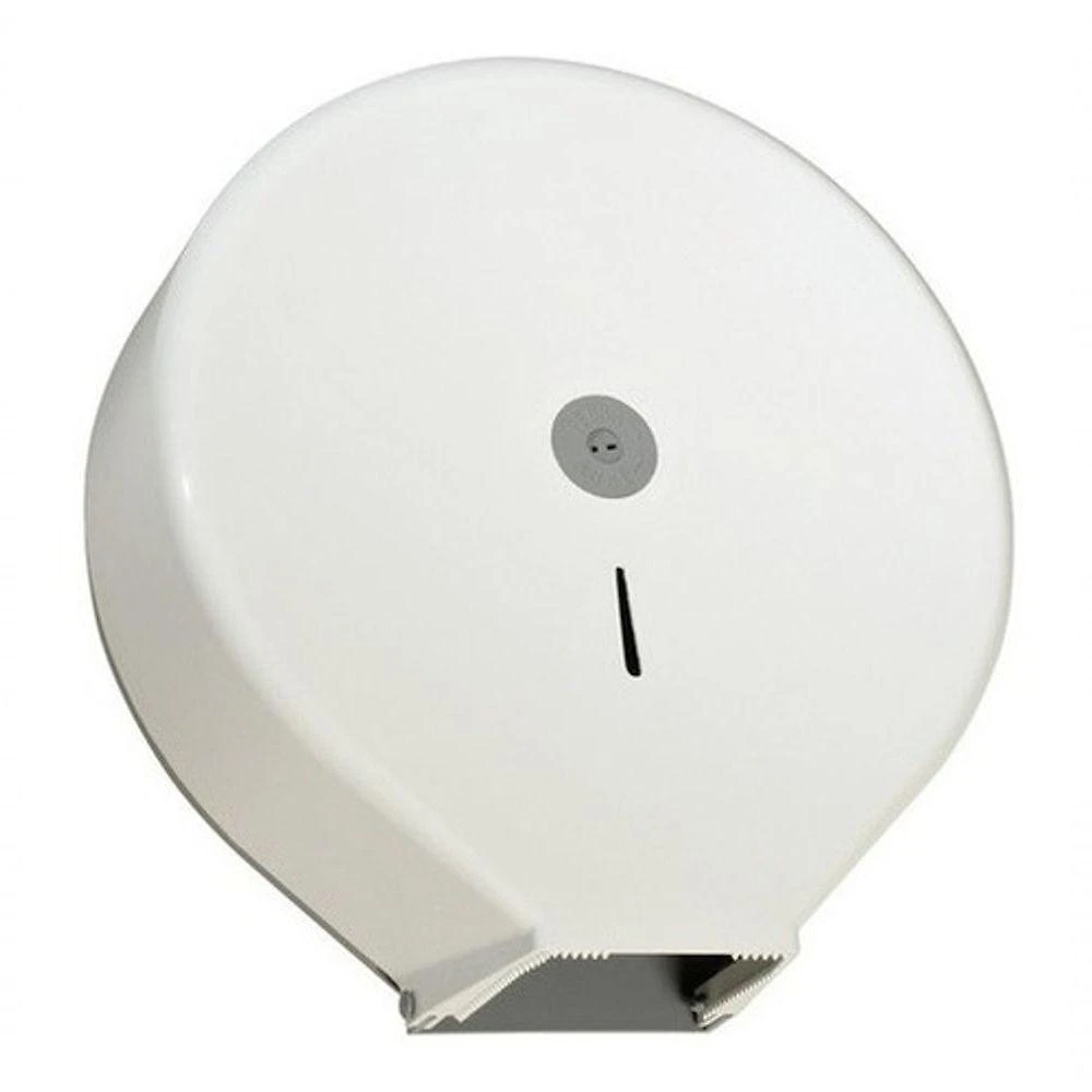 Suporte para Rolo de Papel Higiênico Tipo Rolão 600 a 800 em Plástico ABS com Visor e Fechadura