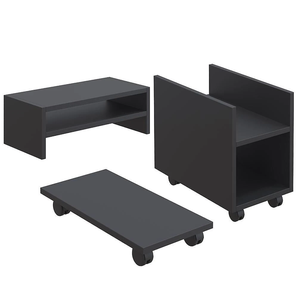 Kit Suporte Para Cpu Nobreak Guide Cyber E Suporte Preto
