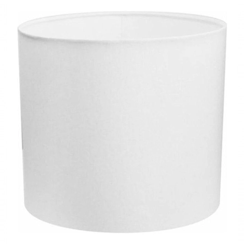 Cúpula Abajur Cilíndrica Cp-7008 ø20x25cm Branco