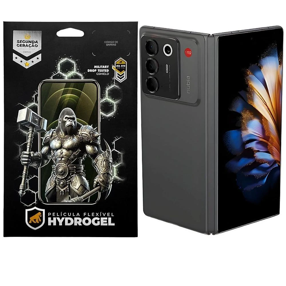 Kit Película Gshield para Nubia Fold Completa Frontal + Traseira Transparente 1