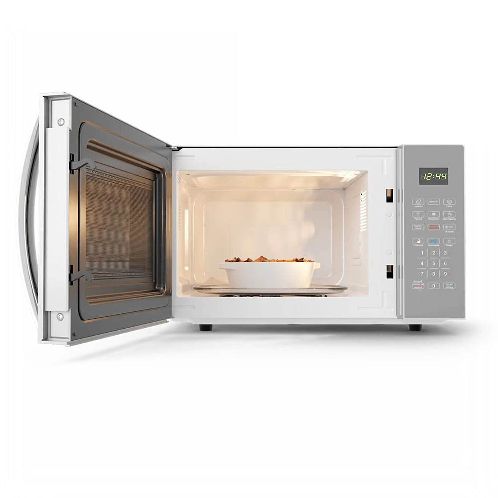 Microondas Philco 28L PMO30S Espelhado 1100w com Função Tira Odor e 6 Receitas Pré Programadas Prata - 220V