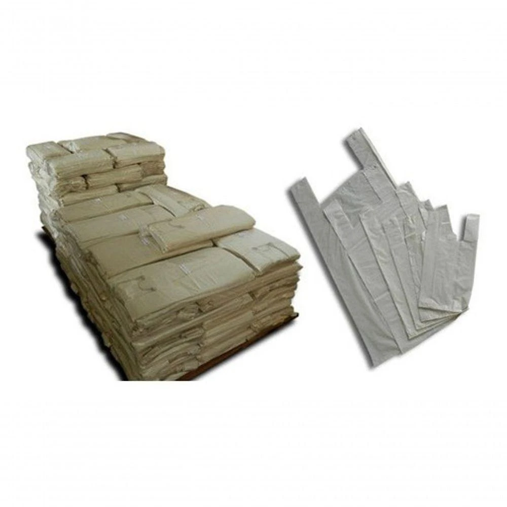 Sacola Plástica 60x80 5KG para Embalagem Reforçada Reciclada Recuperada Branco Higipack