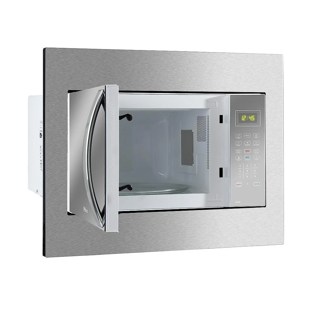 Micro-ondas de Embutir Philco 37 Litros Limpa Fácil 1400W Espelhado e Branco PMB37EB 110V