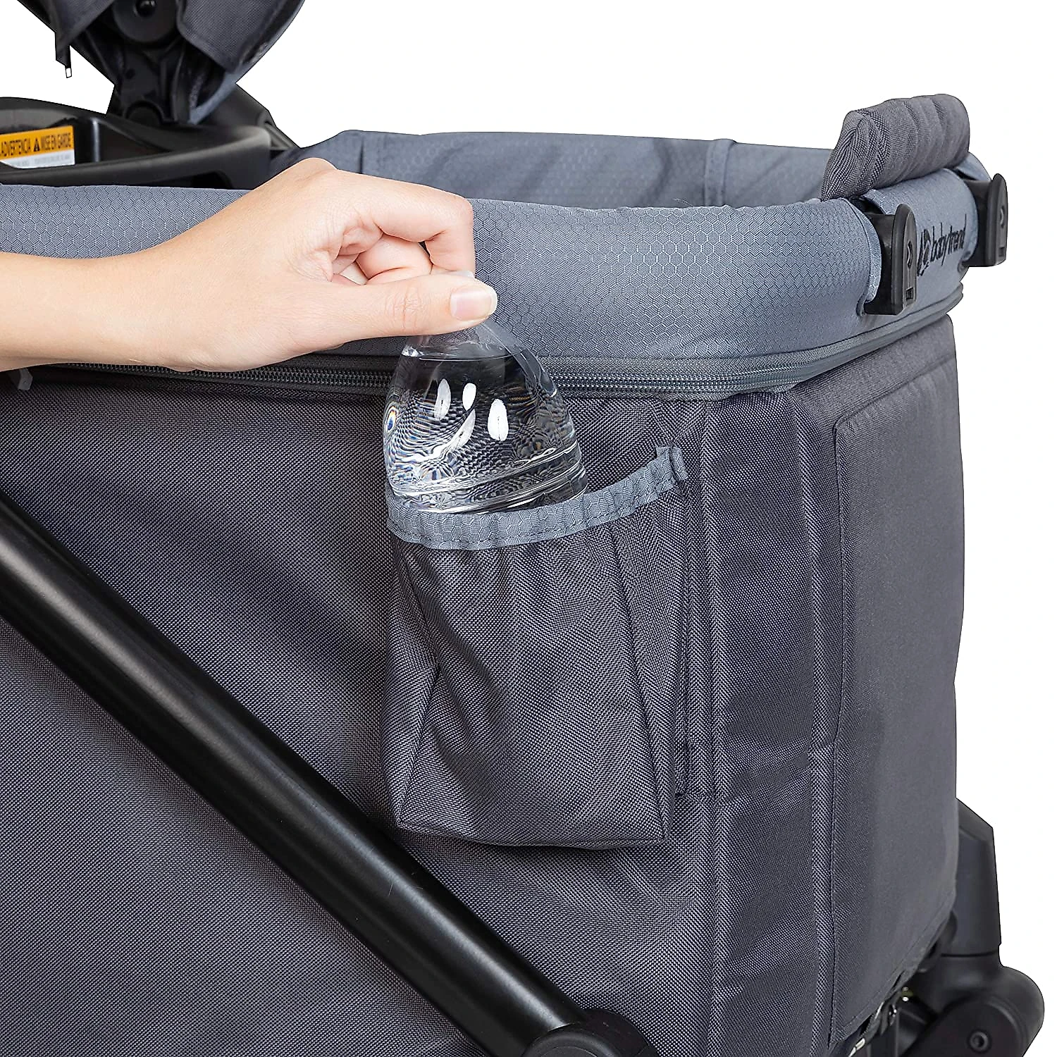 Baby Trend Carrinho de Passeio Infantil 2 em 1 para Crianças de até 49 kg Cinza