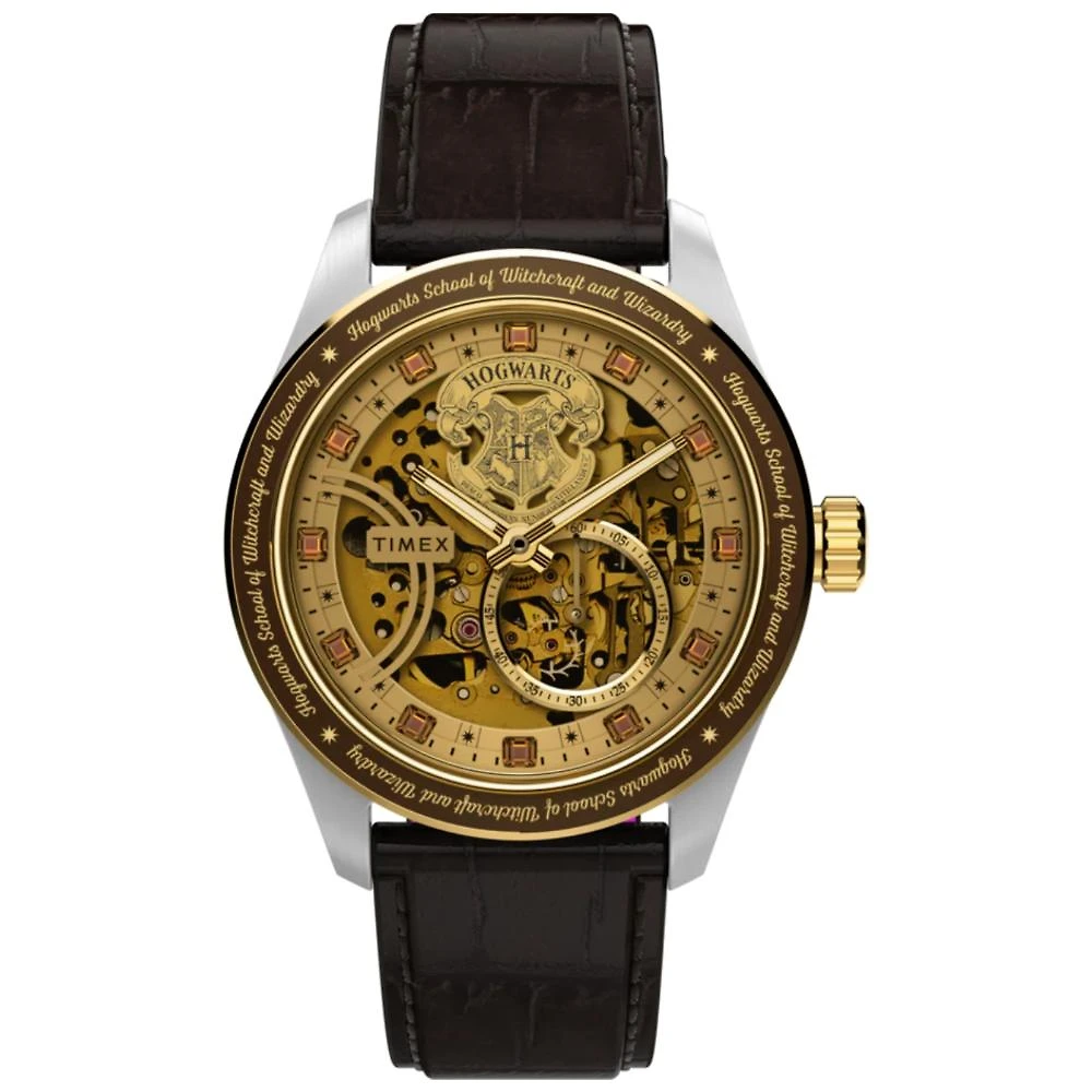 Relógio Timex Harry Potter Waterbury Skeleton Automatic TW2Y75500