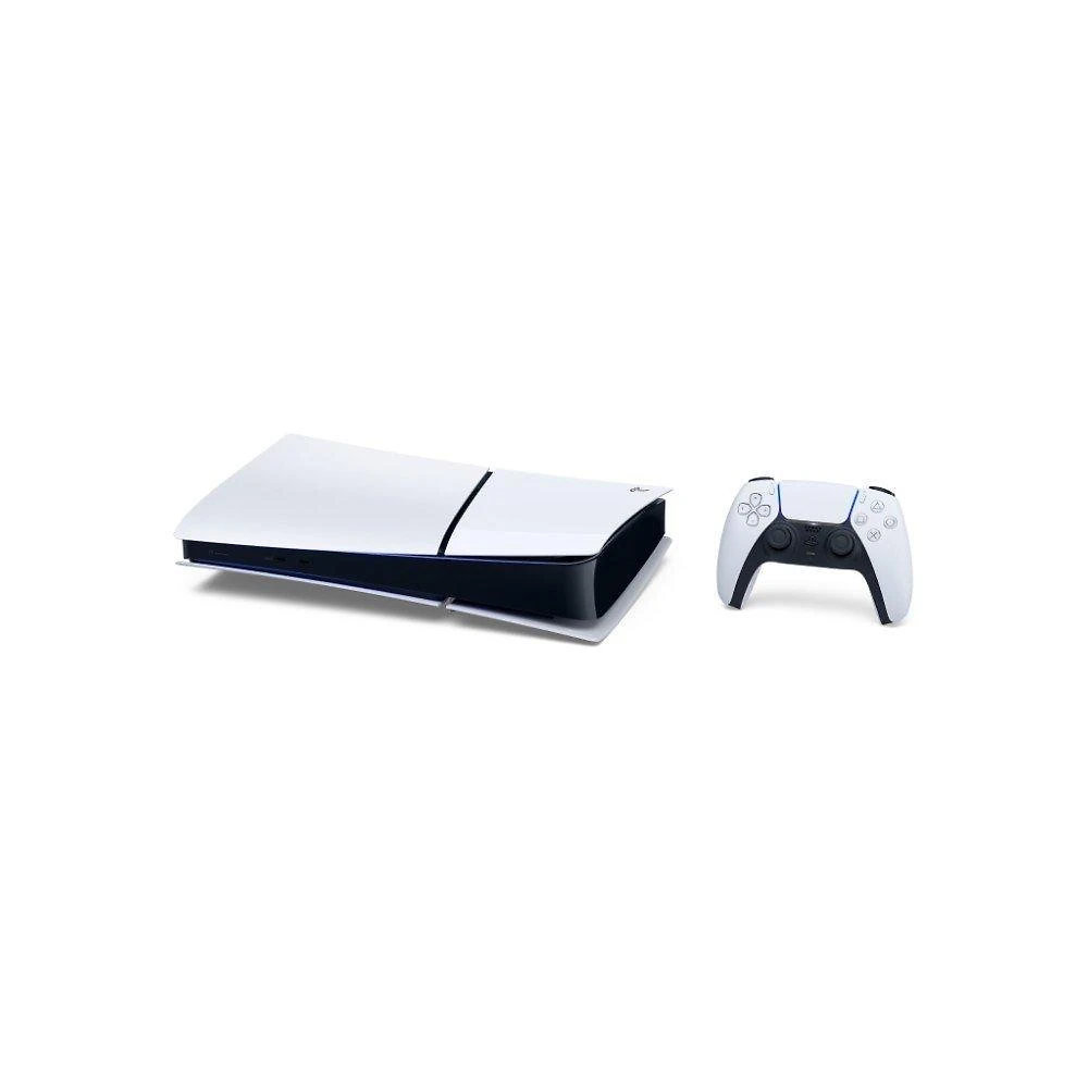 Miniatura Console PlayStation 5 Edição Digital Sony Slim, SSD 825GB, Controle DualSense, Astro's Playroom, Branco - CFI 2114B