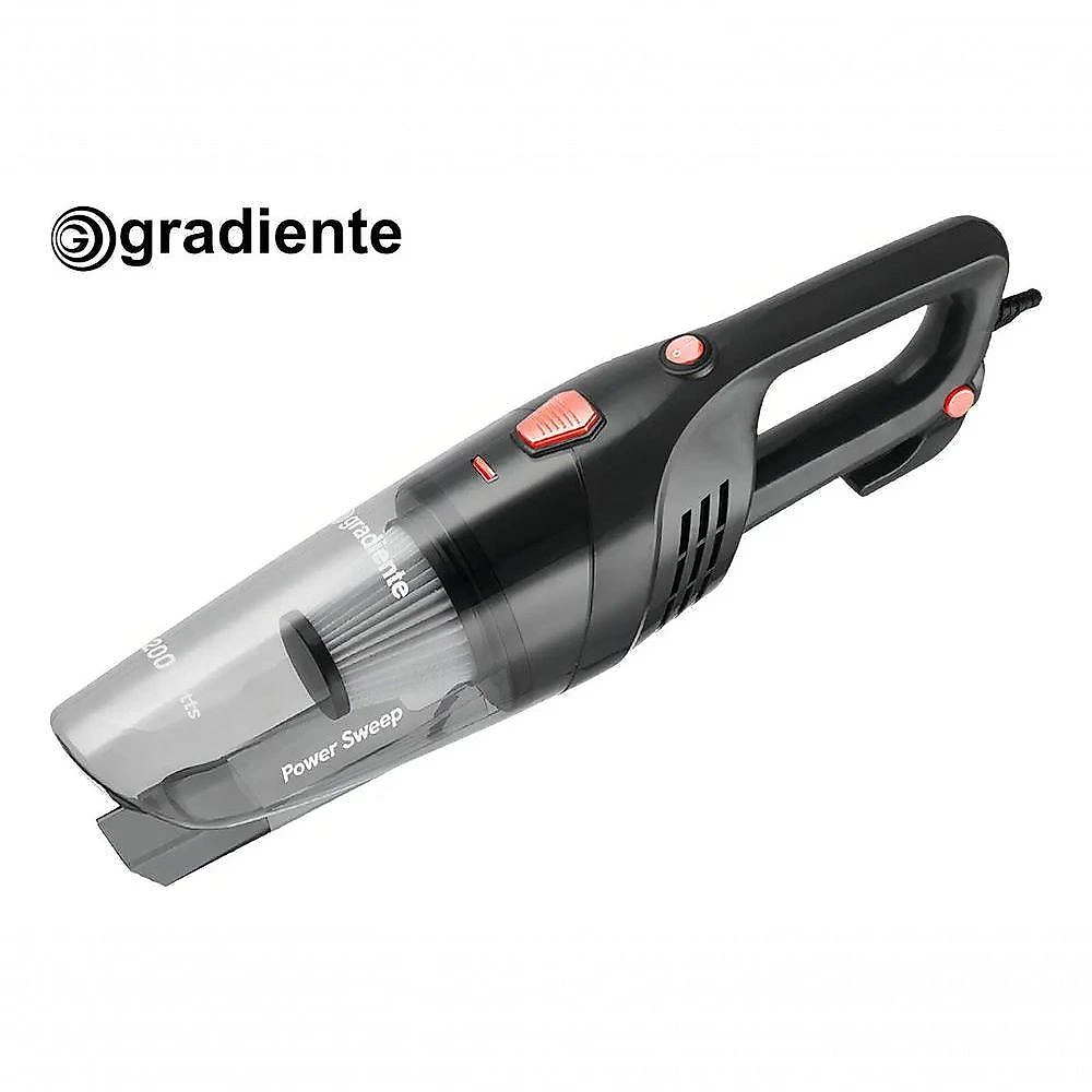 Aspirador de Pó Elétrico Vertical 2 em 1 Gradiente PGAP1200 1200W Reservatório 1,2L Preto 110V